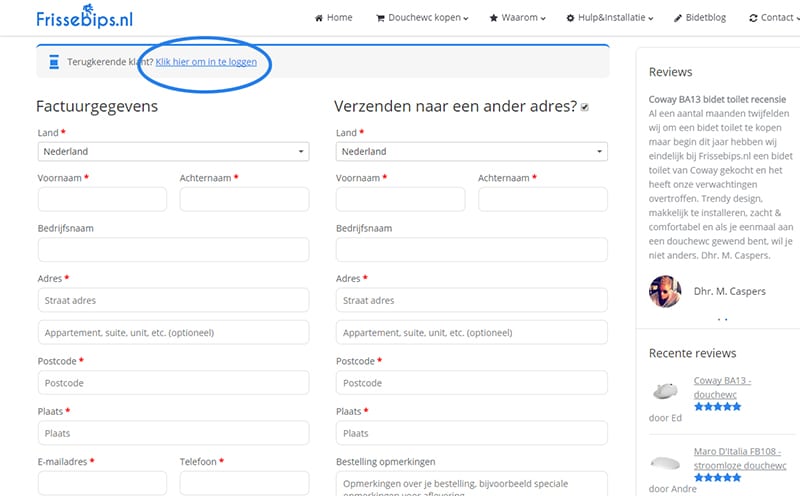Stap 3 douchewc kopen