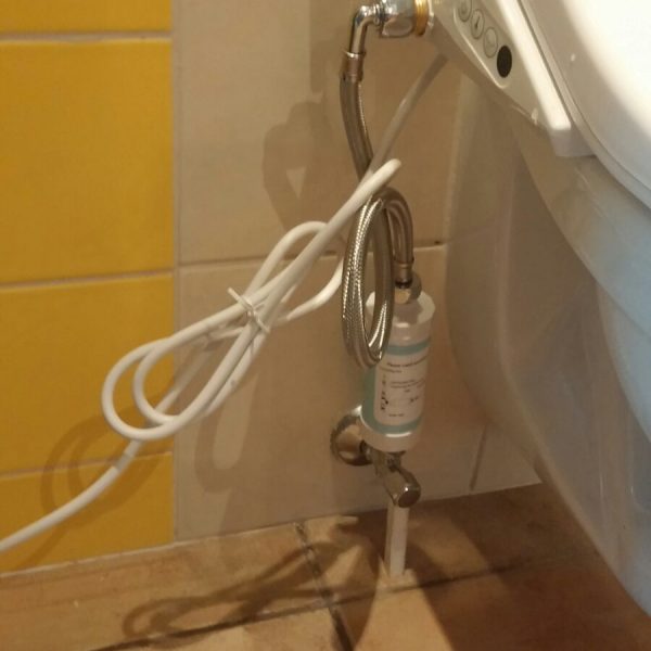 bidetdouche waterfilter