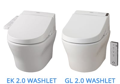 TOTO EK en GL Washlet spatoilet TOTO EK en GL Washlet spatoilet