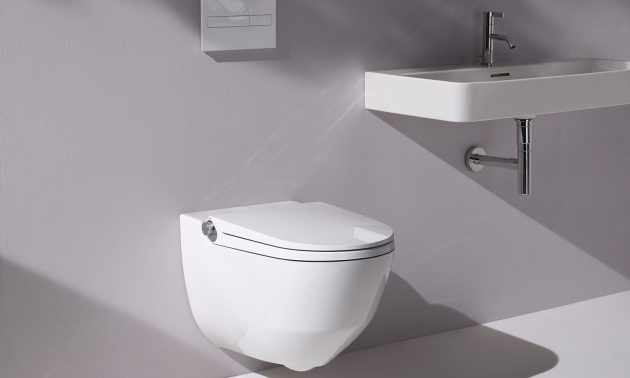Laufen Cleanet Riva bidet toilet- frissebips douche wc