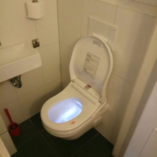 Installatie douche wc