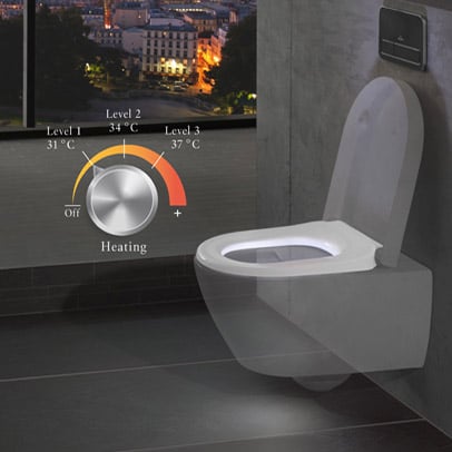 ViSeat verwarmde bril met nachtlamp