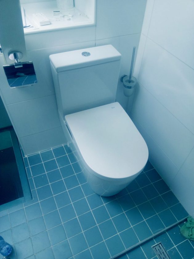 Roca In Wash staande douchewc vervangt Geberit Balena 7000 (3)