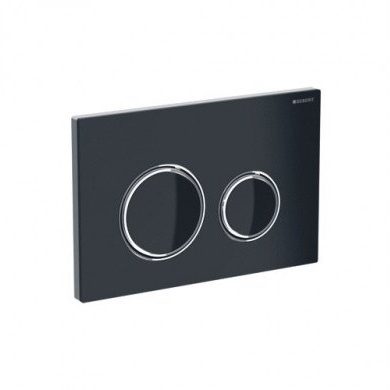 Geberit Sigma21 bedieningspaneel, glas zwart - 115884SJ1