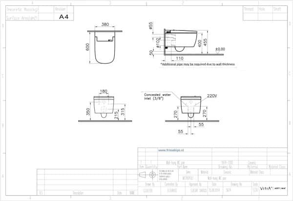 Vitra_Vcare_1.1_Technische_tekening_montage_installatie_frissebips