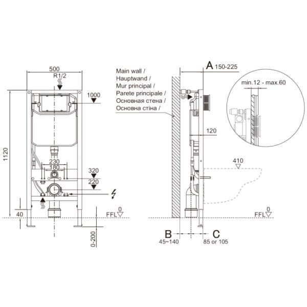 TOTO_inbouwreservoir_automatisch_doorspoelset_WH182EAT